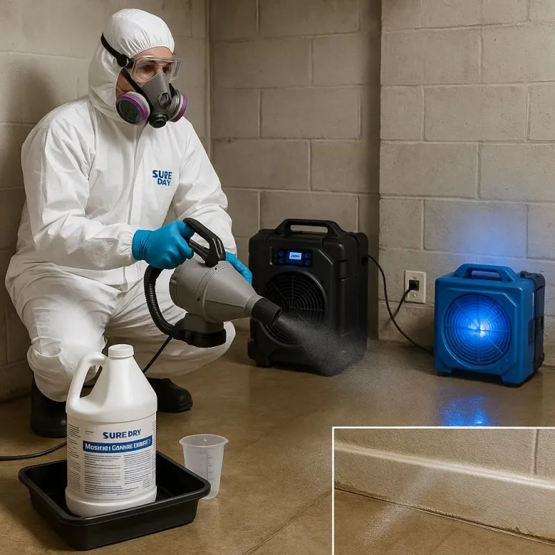 Sanitization and Odor Removal process in Canton Valley, CT