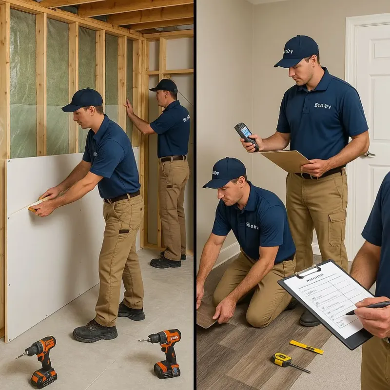 Repairs and Reconstruction process in Canton Valley, CT