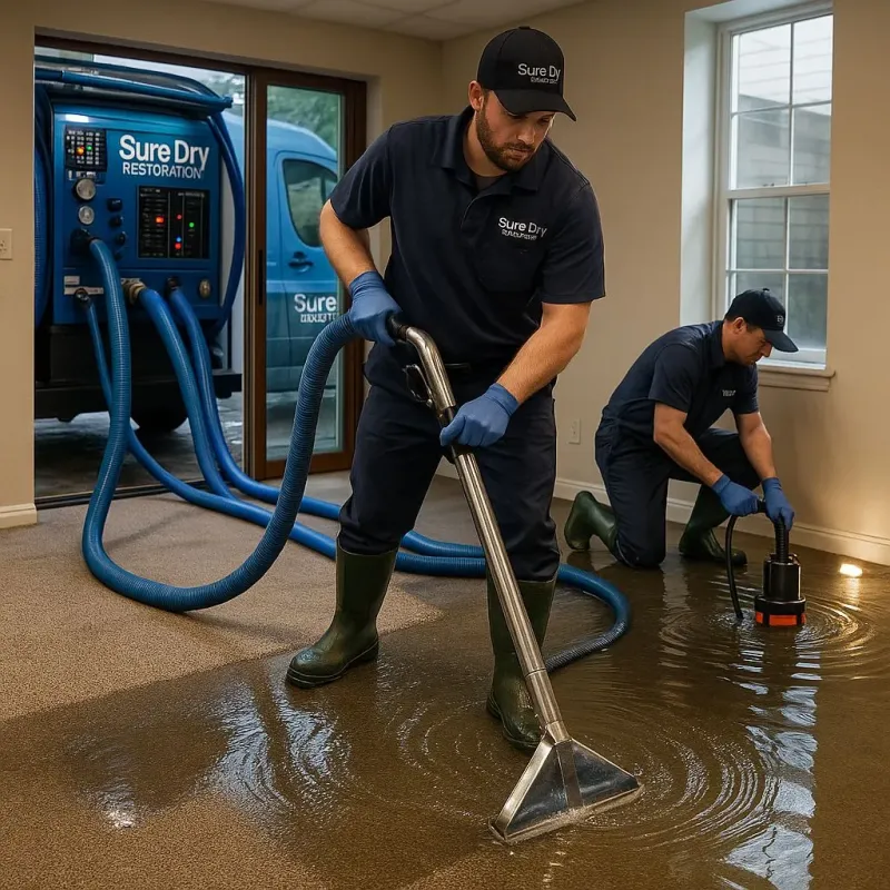 Water Extraction and Removal process in Canton Valley, CT